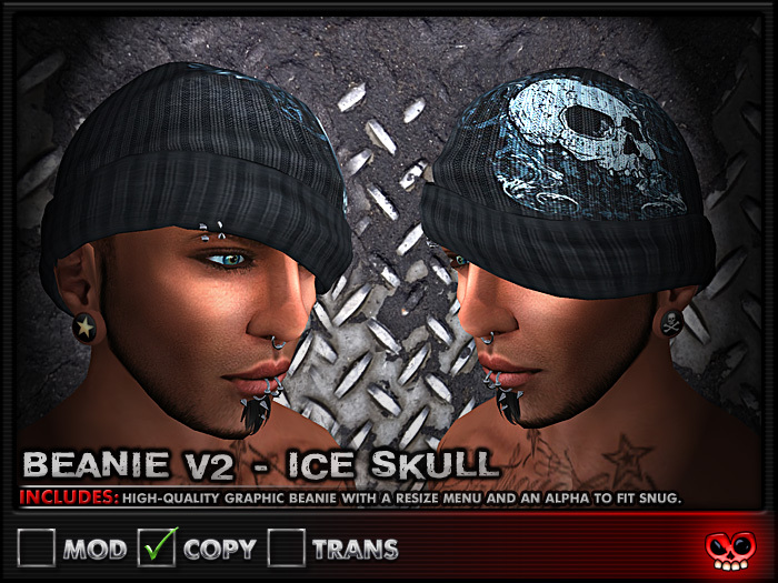 ::MORTALITY:: ICE SKULL BEANIE