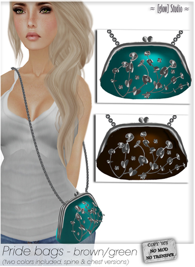 [ glow ] studio Pride Bags - blue/brown