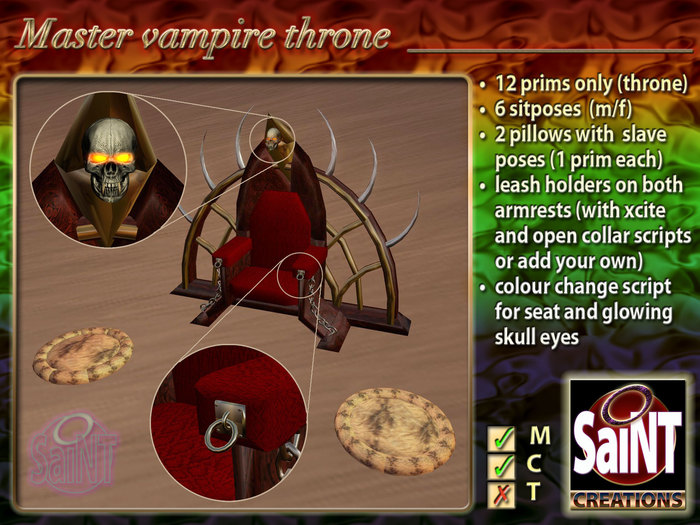 Master Vampire Throne