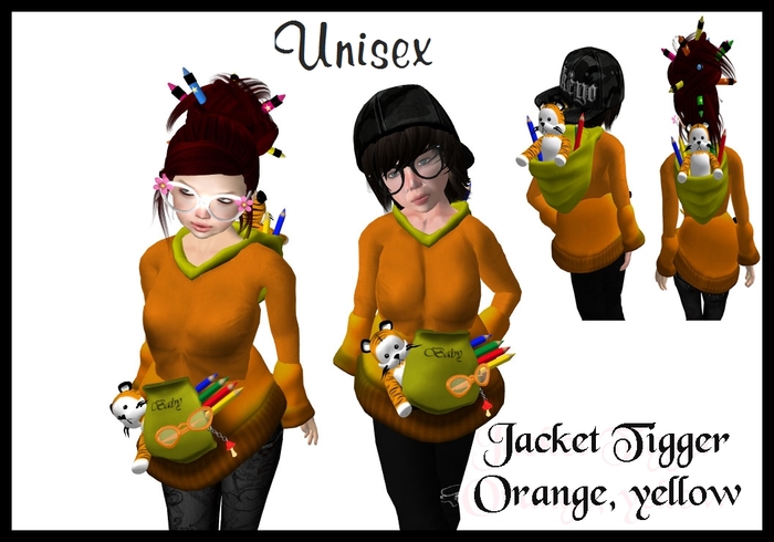 Jacket Tigger Orange Yellow 