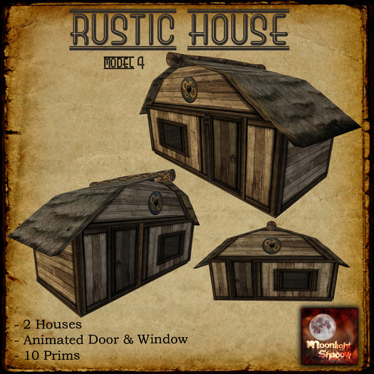 "Moon_Sha" Rustic House Model 4