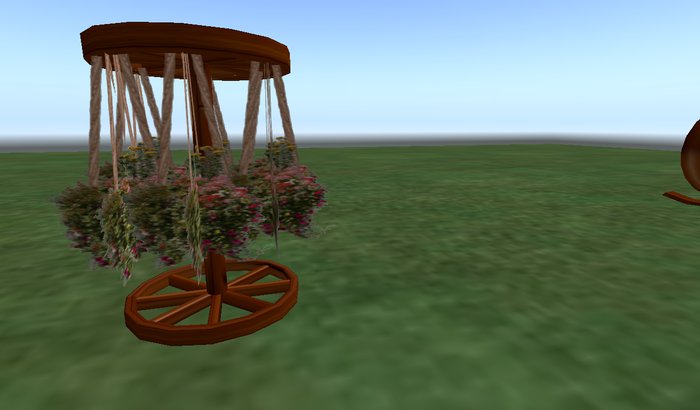 Hanging Wheel Flower.s 2