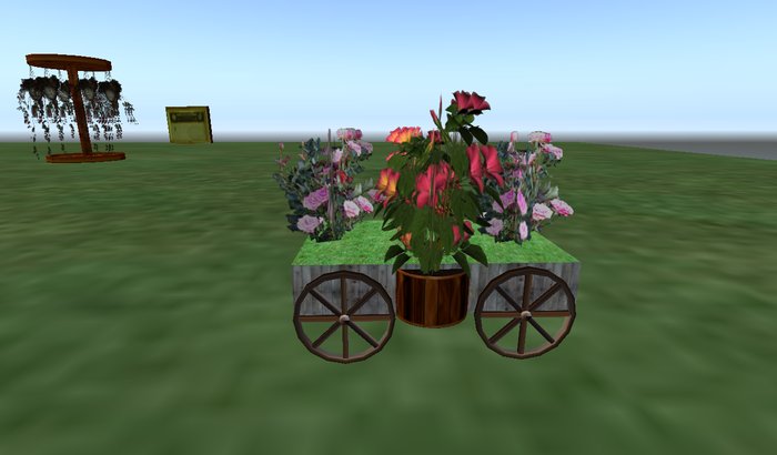 Wagon Flower Bed