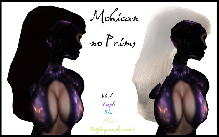 Hair no Prims Mohican - La Creativite