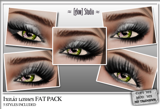 [ glow ] studio Italia Lashes FAT PACK