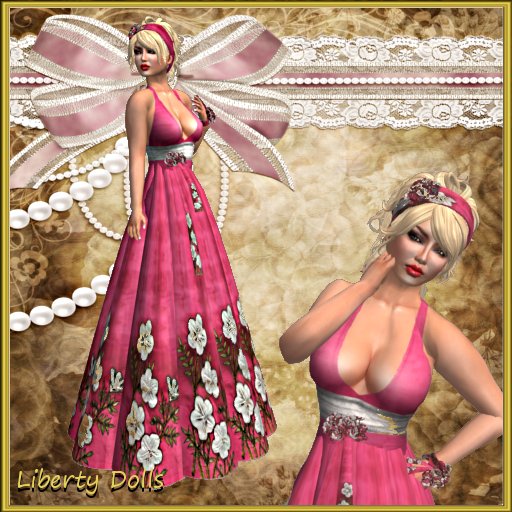 First spring skirt pink/white 