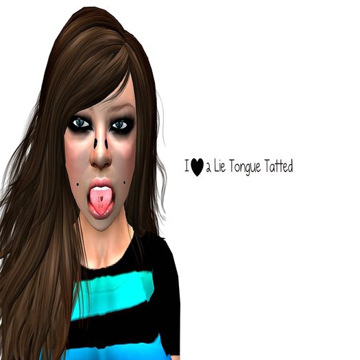 ***RAZP Heart 2 Lie Tongue Tatted