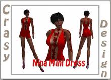 NINA RED MINI DRESS BOXED