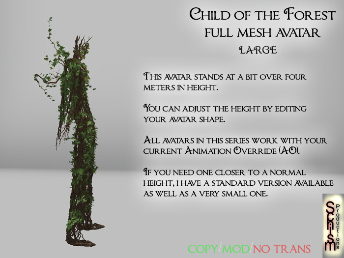 *Schism Productions* :  Child of the Forest - Large