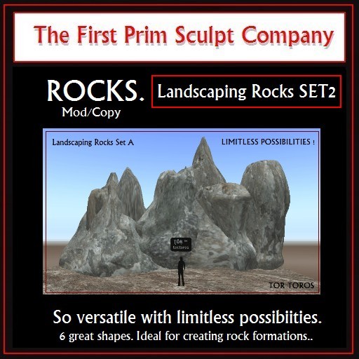ROCK: Landscape rocks  set A  Boxed