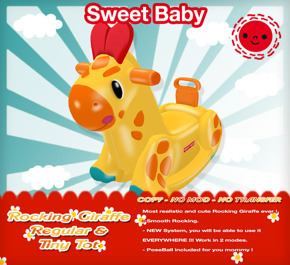 Sweet Baby - Rocking Giraffe Regular & Tiny Tot