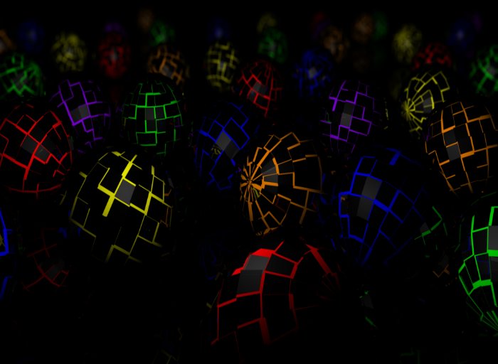 neon balls