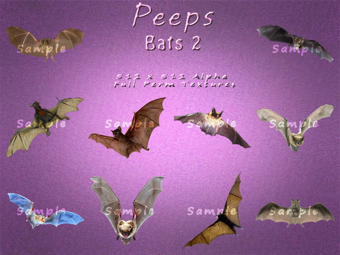 Peeps Textures Bats 2