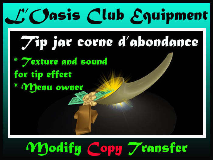 tip jar corne d abondance