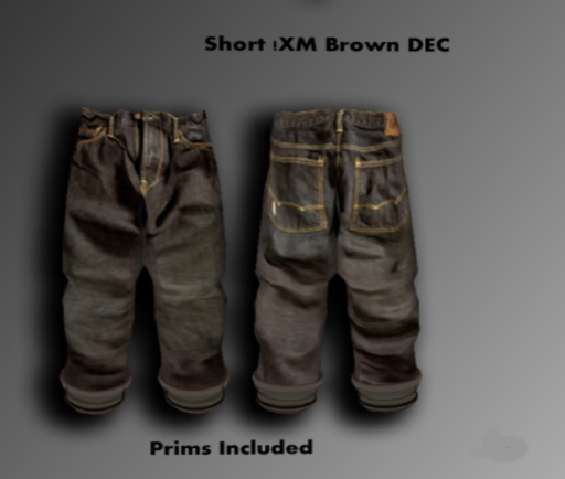 Brown Capri Pants with cuffs