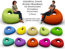 Funky Colorful BeanBag Chair T