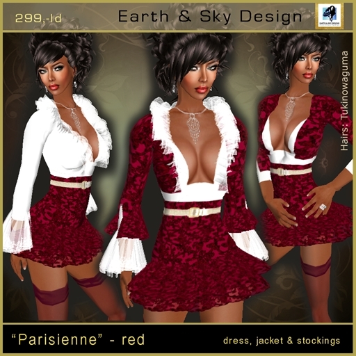 Parisienne red - Earth & Sky Design