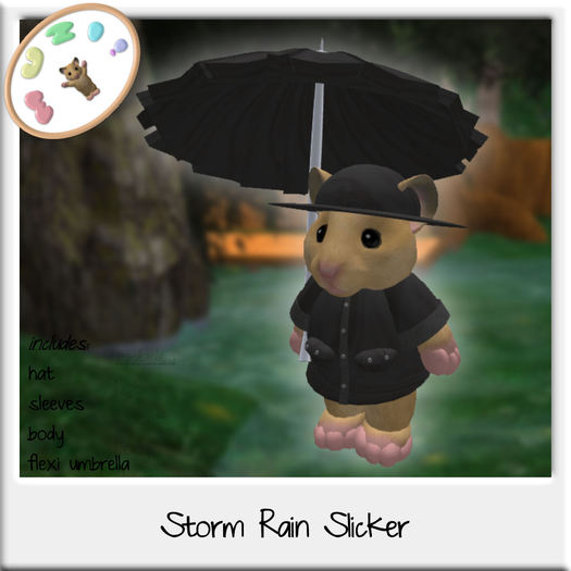 MUZI - Storm Rain Slicker for Tinies