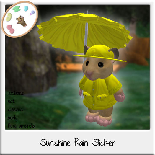 MUZI - Sunshine Rain Slicker for Tinies