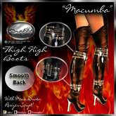 !Drakke! "Macumba" Thigh High Boots (Brown)