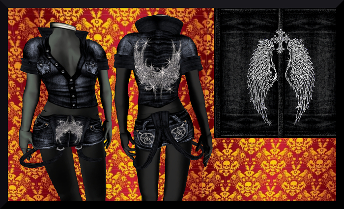 **CALAVERA** OVERALL *SANTA* (black)