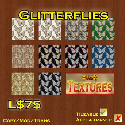 USC Textures - Glitterflies 