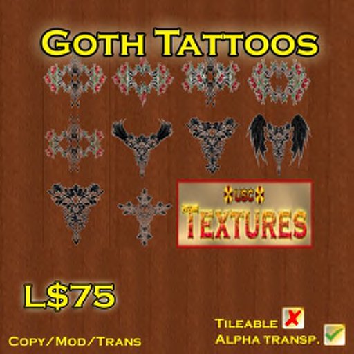 USC Textures - Goth Tattoos 
