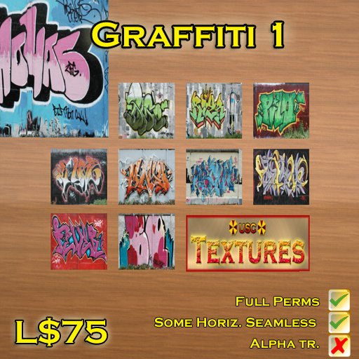 USC Textures - Graffiti 1 