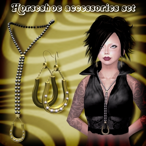 Horseshoe accessories set