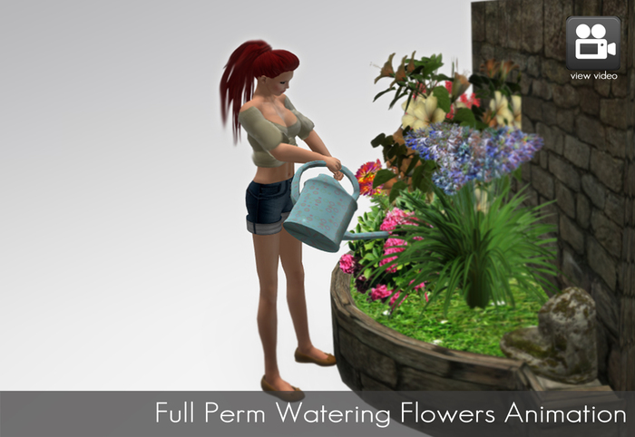 Full Perm Watering Plants Animation