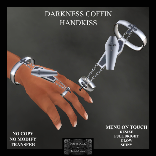 NASTY DOLL - DARKNESS COFFIN HANDKISS