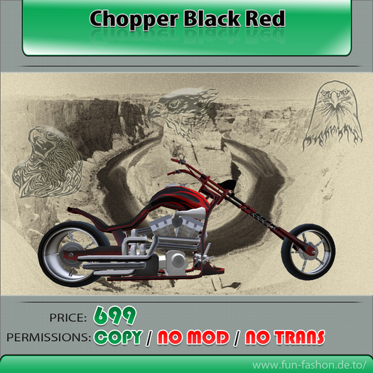 Chopper Black Red