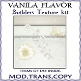vanila flavor- texture pack for builders / clothes designers