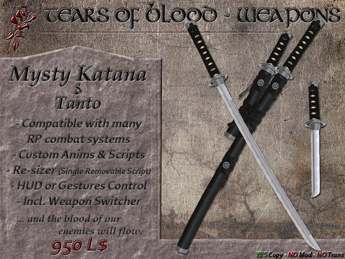 ToB Mysty Katana & Tanto