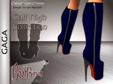 Bootgasm Gaga Calf High Boots Blue