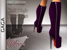 Bootgasm Gaga Calf High Boots Purple