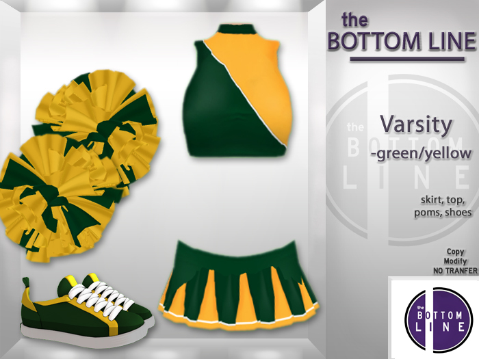 _BL_ Varsity green/yellow