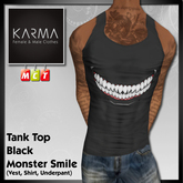 Karma - Tank Top Black Demon Smile