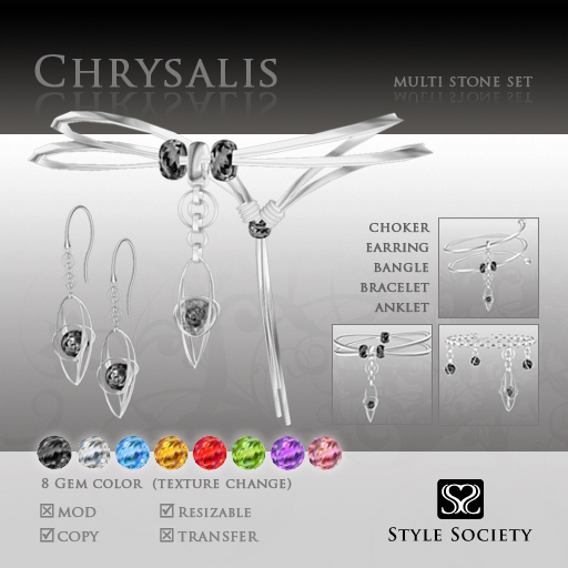 (Style Society) Chrysalis Multi Stone Set