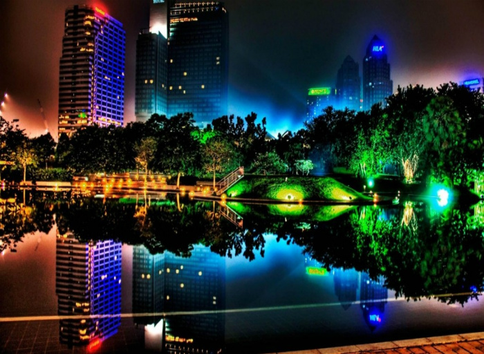 neon night