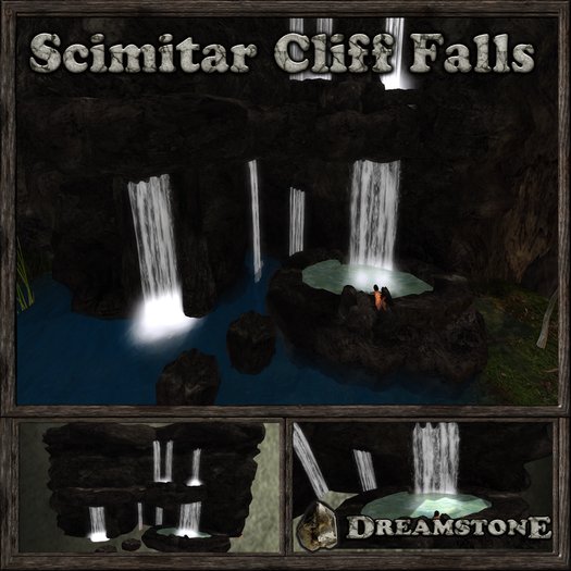 .: Dreamstone :. Scimitar Cliff Waterfall