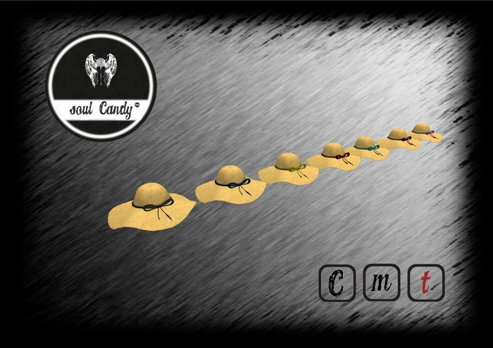 {Soul Candy} Wicker Floppy Sun Hat Fatpack (Boxed)