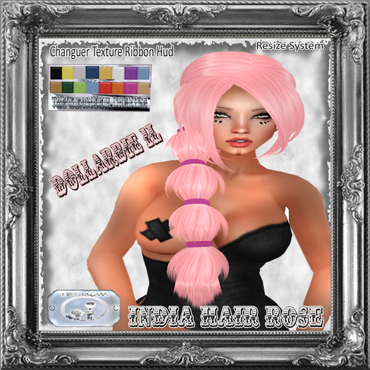 ---> T&S GLaMouR <--- India Long Brail Pigtail Hair Rose // Dollarbie !!