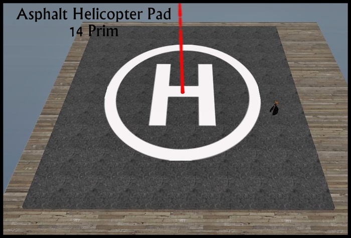 Asphalt Helicopter Pad