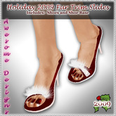 *Awesome Designs Christmas 2009 Slides w/ Fur Trim