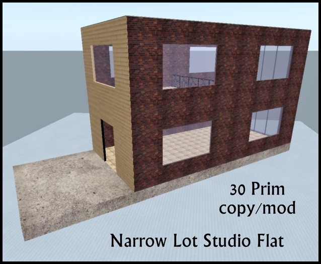 NARROW LOT STUDIO FLAT