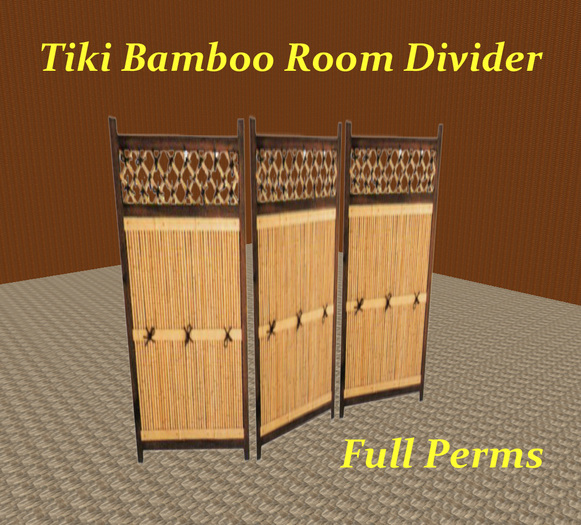 Tiki Bamboo Room Divider