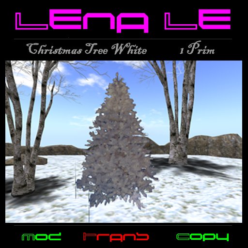 Christmas Tree White