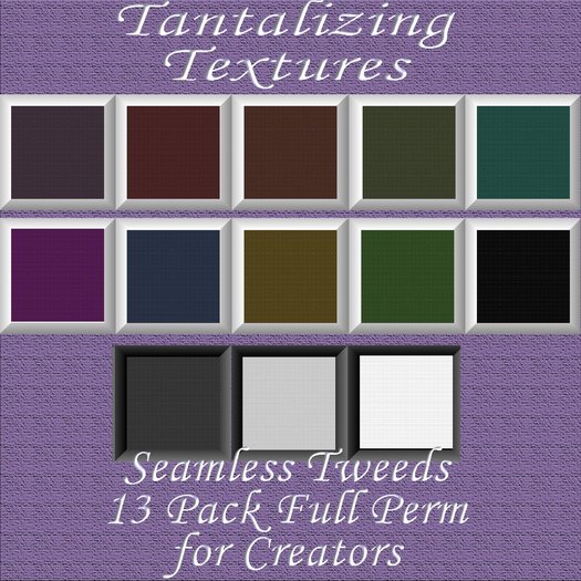 Seamless Tweed 13 Pack Full Perm Combo