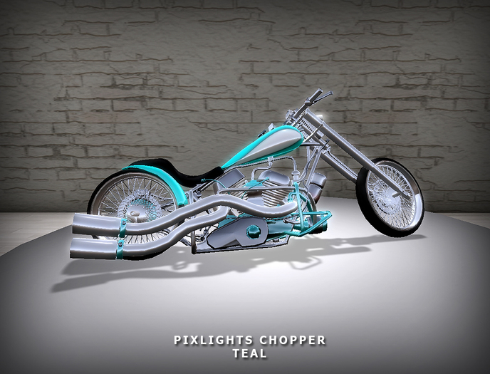 Pixlights chopper Teal
